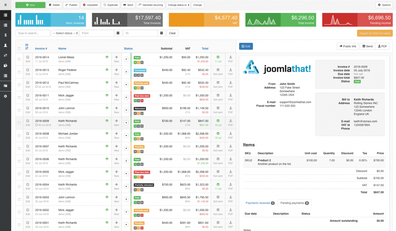 joomla-optimisation-workflow-integration-invoice-manager-rsform-acymailing